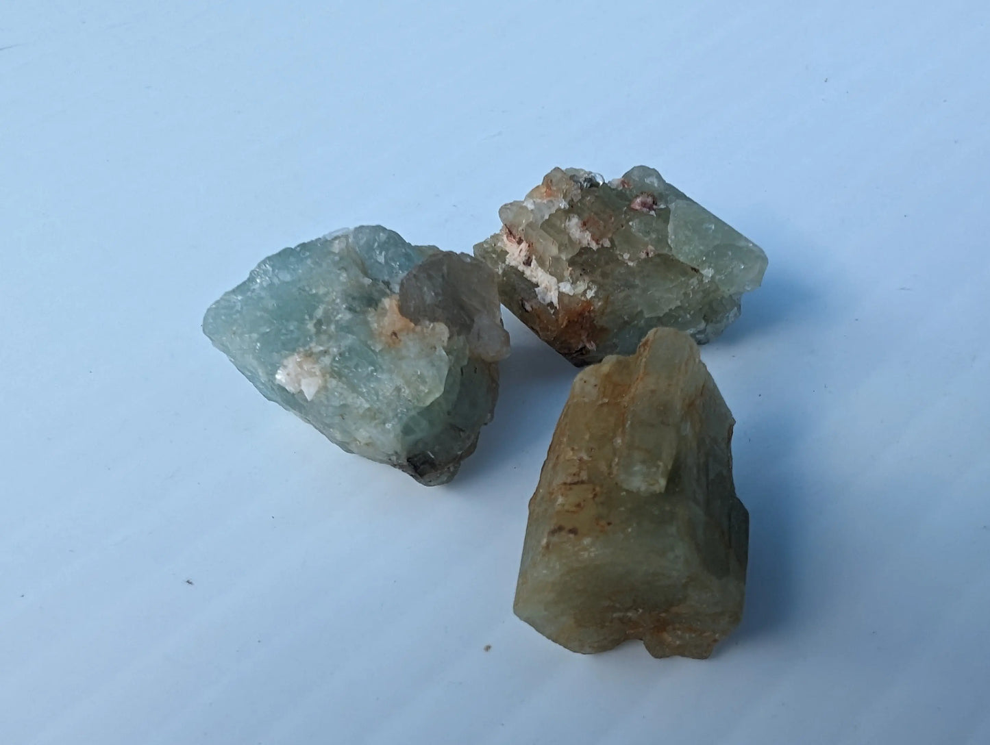 Aquamarine natural 3/4 crystals 11g+ Rocks and Things