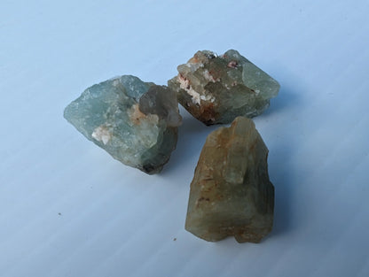 Aquamarine natural 3/4 crystals 11g+ Rocks and Things