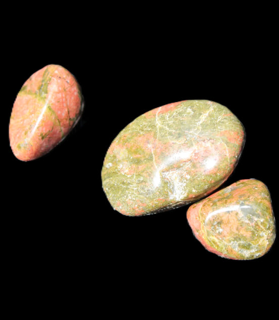 Unakite tumbled 3/4 stones 13-17g Rocks and Things