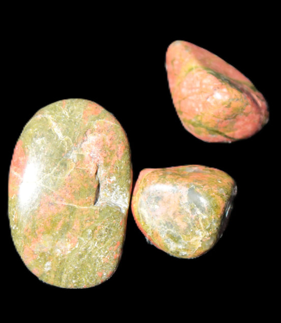Unakite tumbled 3/4 stones 13-17g Rocks and Things