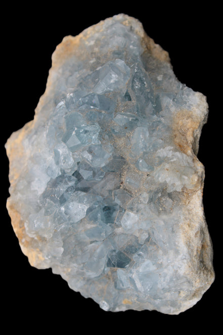 Celestite geode 623g in sunlight - Rocks and Things Store