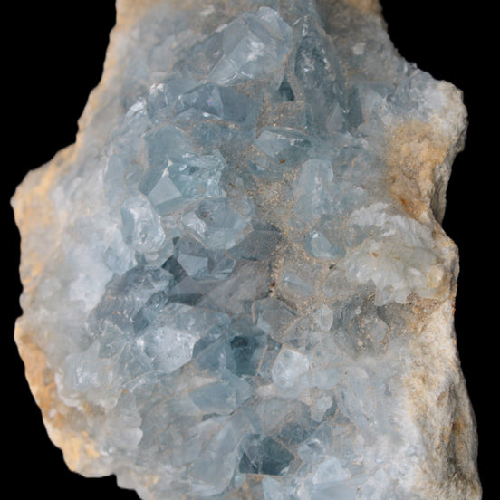 Celestite geode 623g in sunlight - Rocks and Things Store