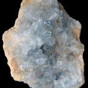 Celestite geode 623g in sunlight - Rocks and Things Store