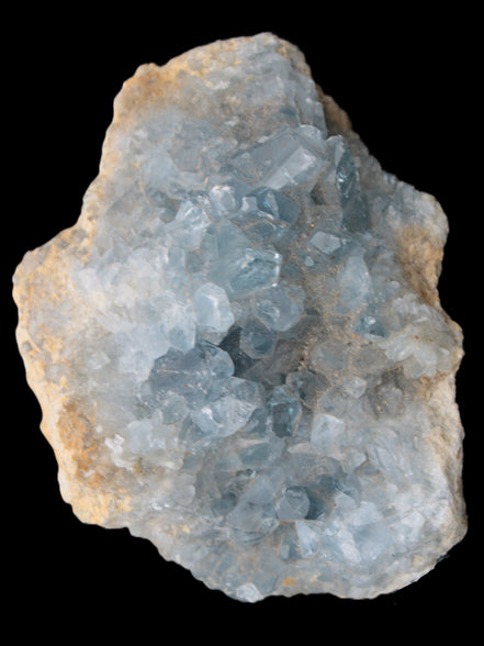 Celestite geode 623g in sunlight - Rocks and Things Store