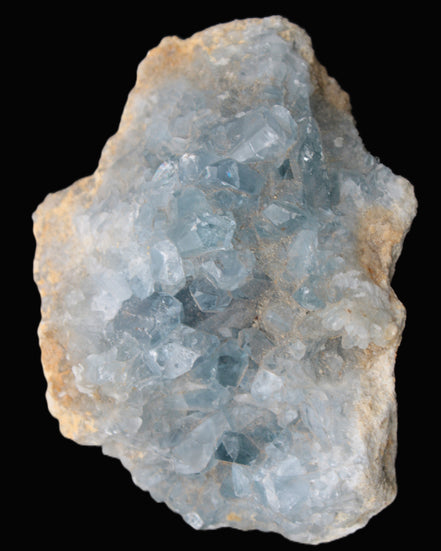 Celestite geode 623g in sunlight - Rocks and Things Store