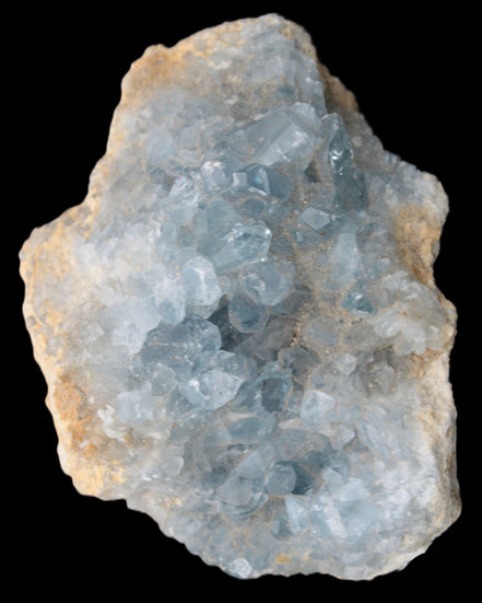 Celestite geode 623g in sunlight - Rocks and Things Store