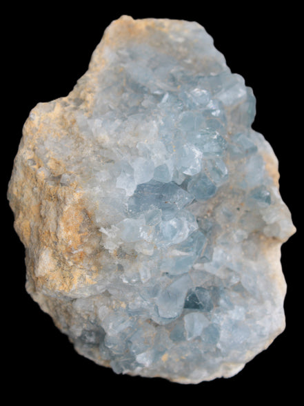 Celestite geode 623g in sunlight - Rocks and Things Store