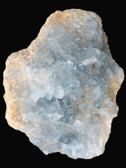 Celestite geode 623g in sunlight - Rocks and Things Store