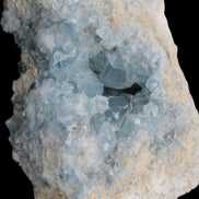 Celestite geode cluster 3840g in sunlight - Rocks and Things Store