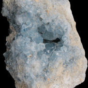 Celestite geode cluster 3840g in sunlight - Rocks and Things Store