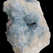 Celestite geode cluster 3840g in sunlight - Rocks and Things Store