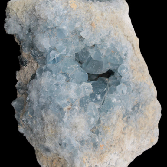 Celestite geode cluster 3840g in sunlight - Rocks and Things Store