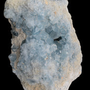 Celestite geode cluster 3840g in sunlight - Rocks and Things Store