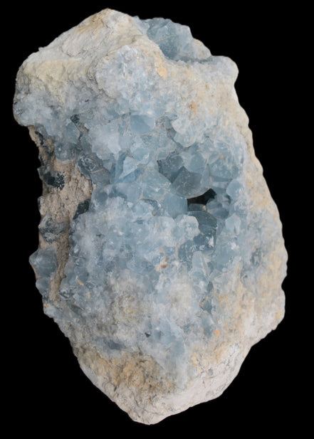 Celestite geode cluster 3840g in sunlight - Rocks and Things Store