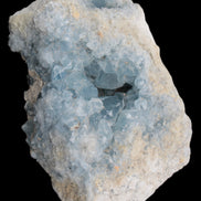Celestite geode cluster 3840g in sunlight - Rocks and Things Store