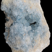 Celestite geode cluster 3840g in sunlight - Rocks and Things Store