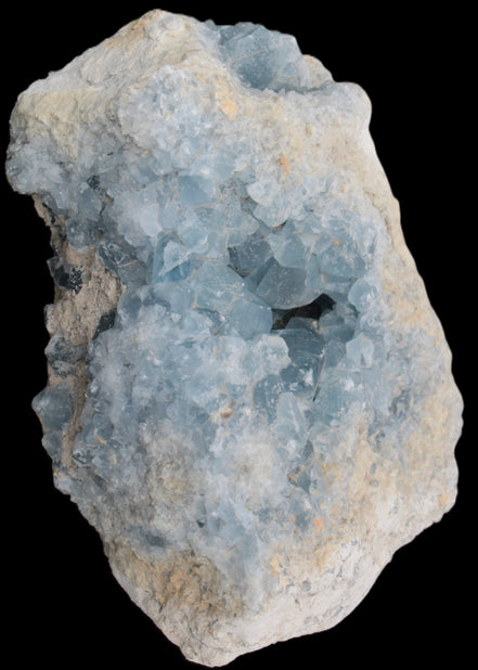 Celestite geode cluster 3840g in sunlight - Rocks and Things Store