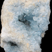 Celestite geode cluster 3840g in sunlight - Rocks and Things Store