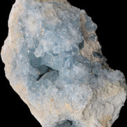 Celestite geode cluster 3840g in sunlight - Rocks and Things Store