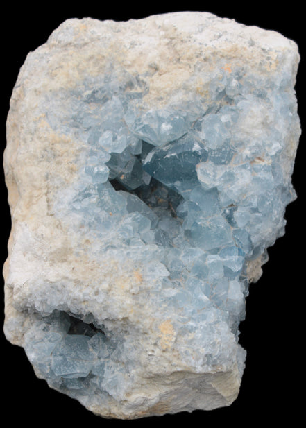 Celestite geode cluster 3840g in sunlight - Rocks and Things Store
