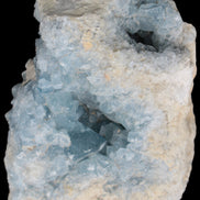 Celestite geode cluster 3840g in sunlight - Rocks and Things Store
