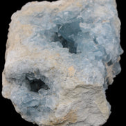 Celestite geode cluster 3840g in sunlight - Rocks and Things Store