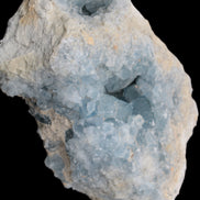 Celestite geode cluster 3840g in sunlight - Rocks and Things Store