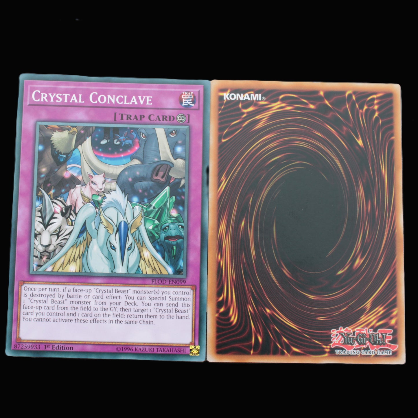 Crystal Conclave common 1st edition YuGiOh card FLOD-EN099 Rocks and Things