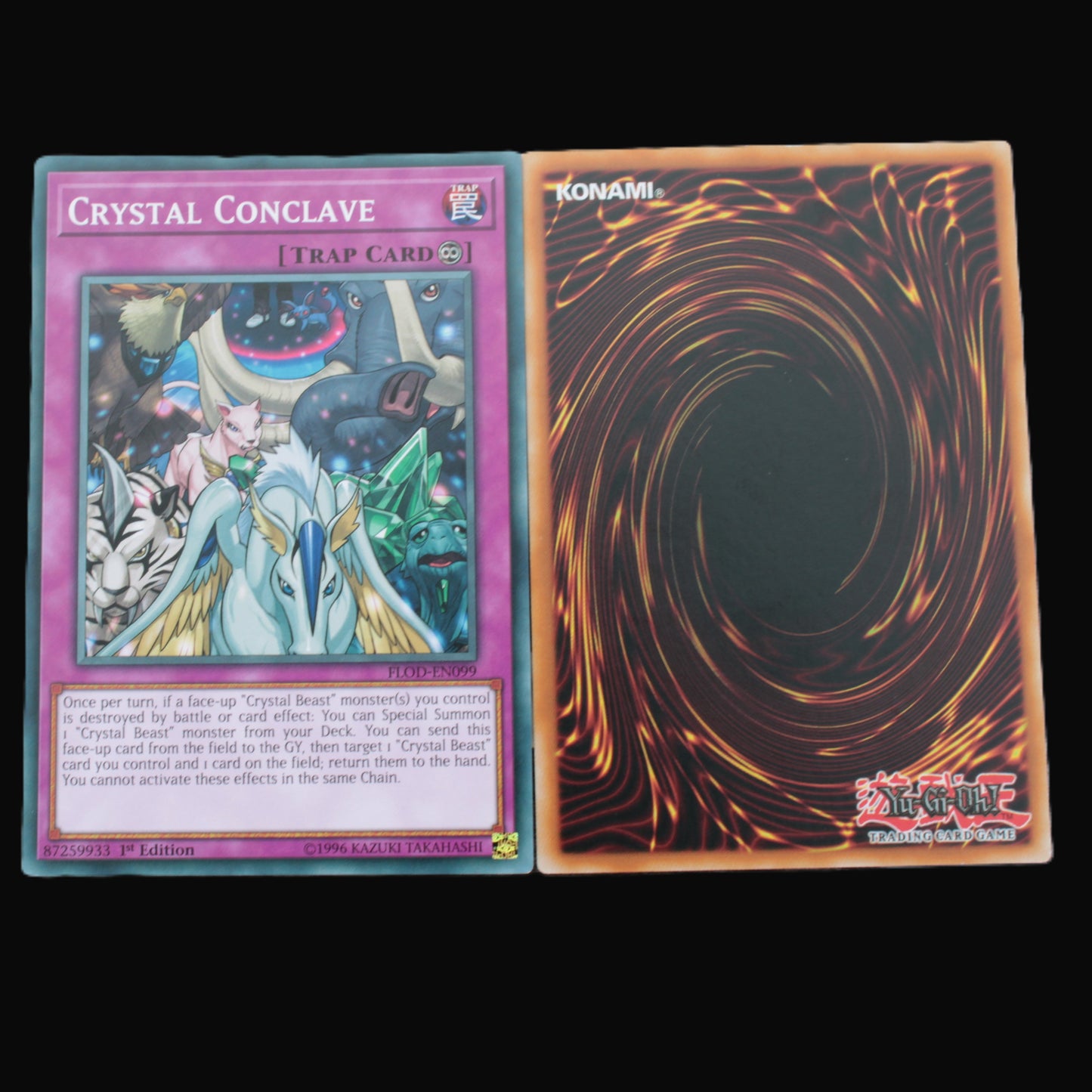 Crystal Conclave common 1st edition YuGiOh card FLOD-EN099 Rocks and Things