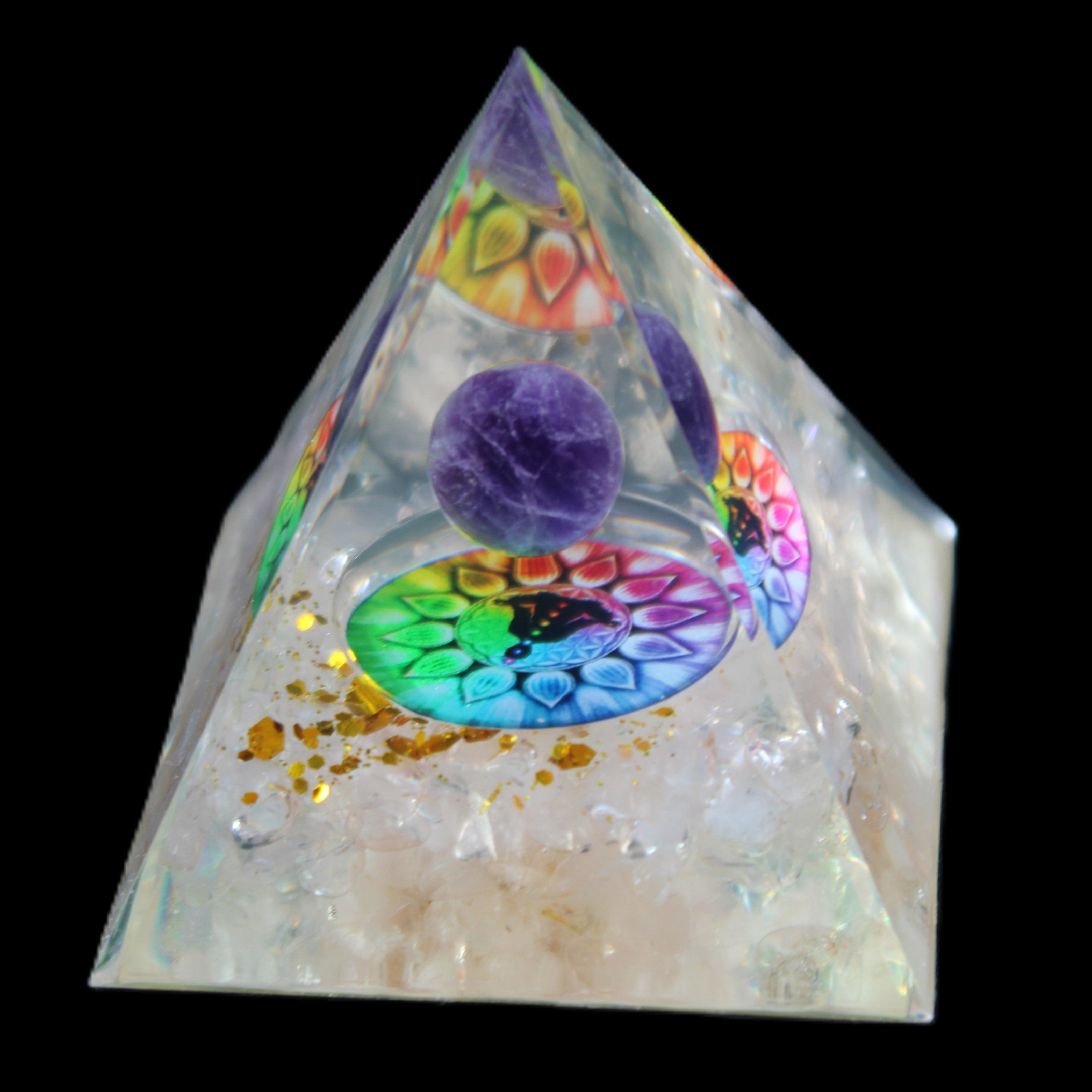 Orgone pyramid in sunlight - Rocks and Things Store