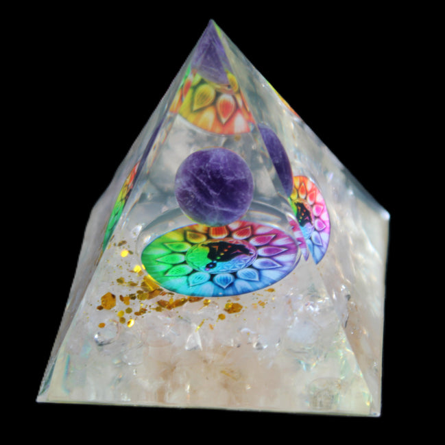 Orgone pyramid in sunlight - Rocks and Things Store