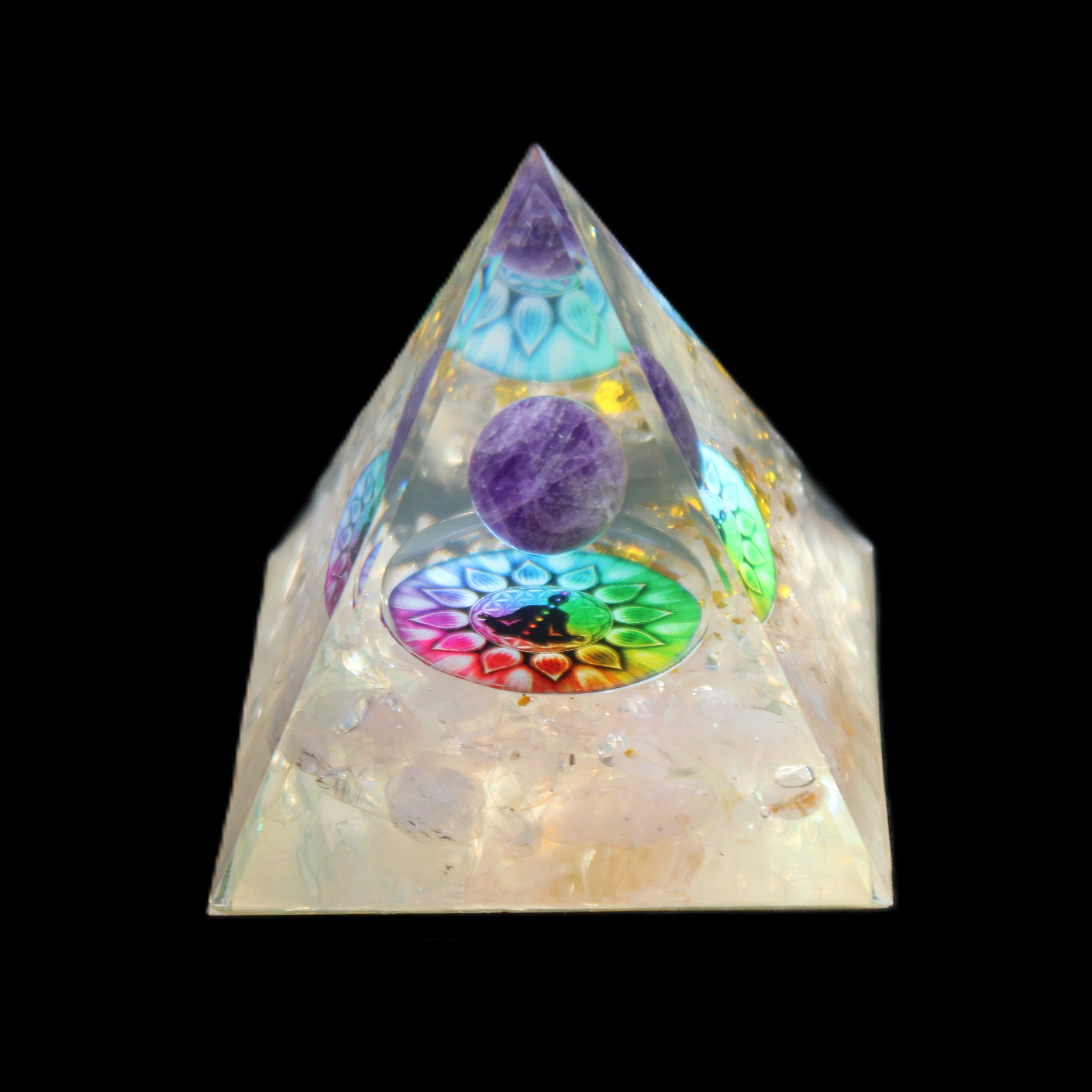 Orgone pyramid in sunlight - Rocks and Things Store