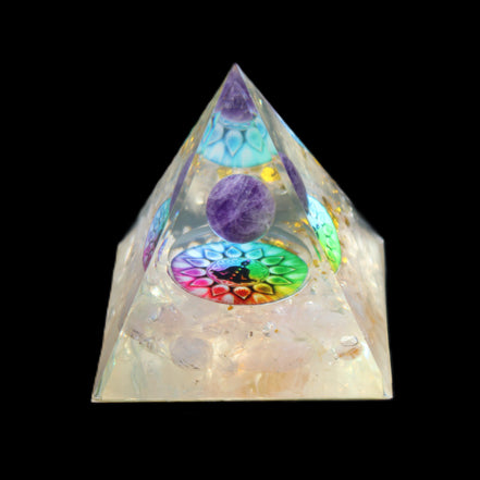 Orgone pyramid in sunlight - Rocks and Things Store