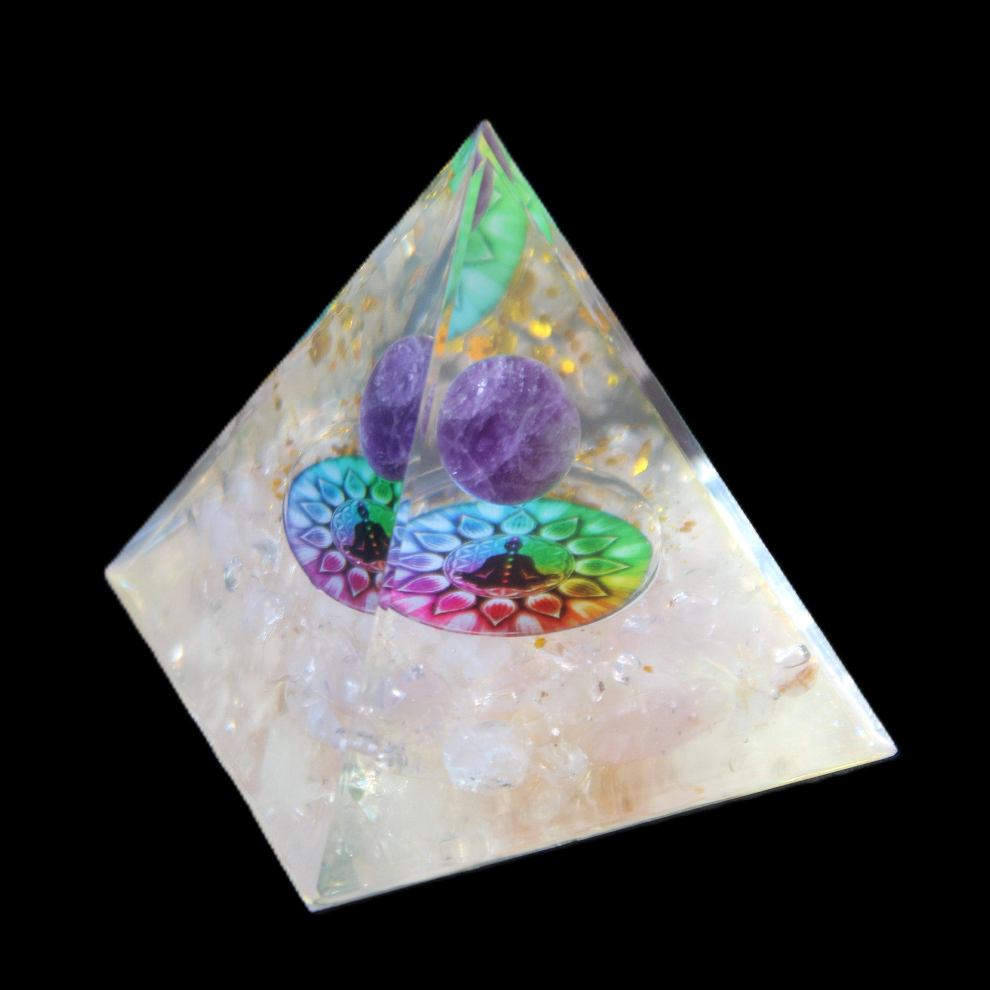 Orgone pyramid in sunlight - Rocks and Things Store