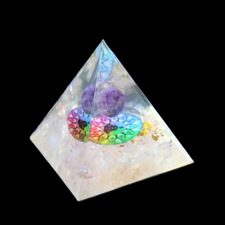 Orgone pyramid in sunlight - Rocks and Things Store