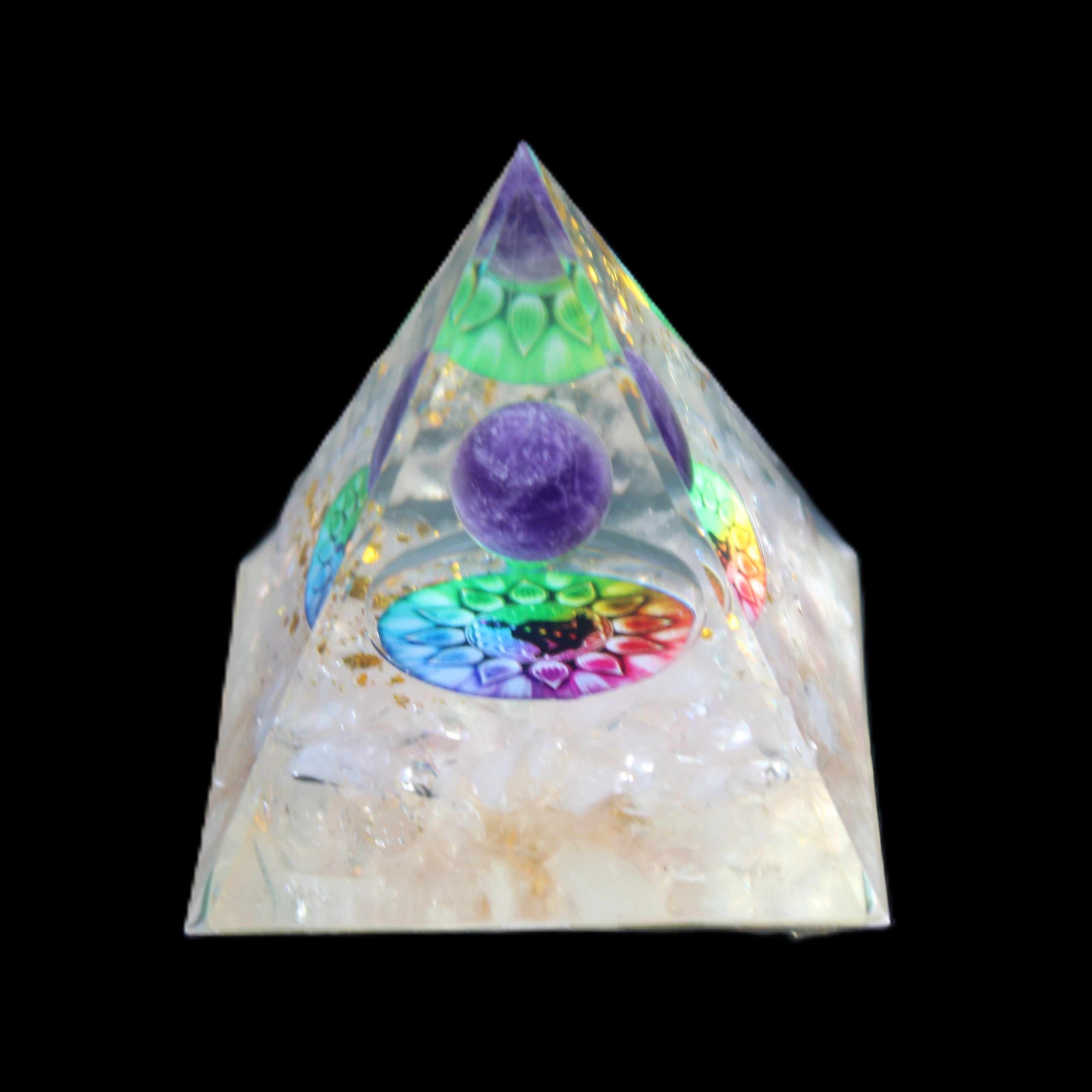 Orgone pyramid in sunlight - Rocks and Things Store