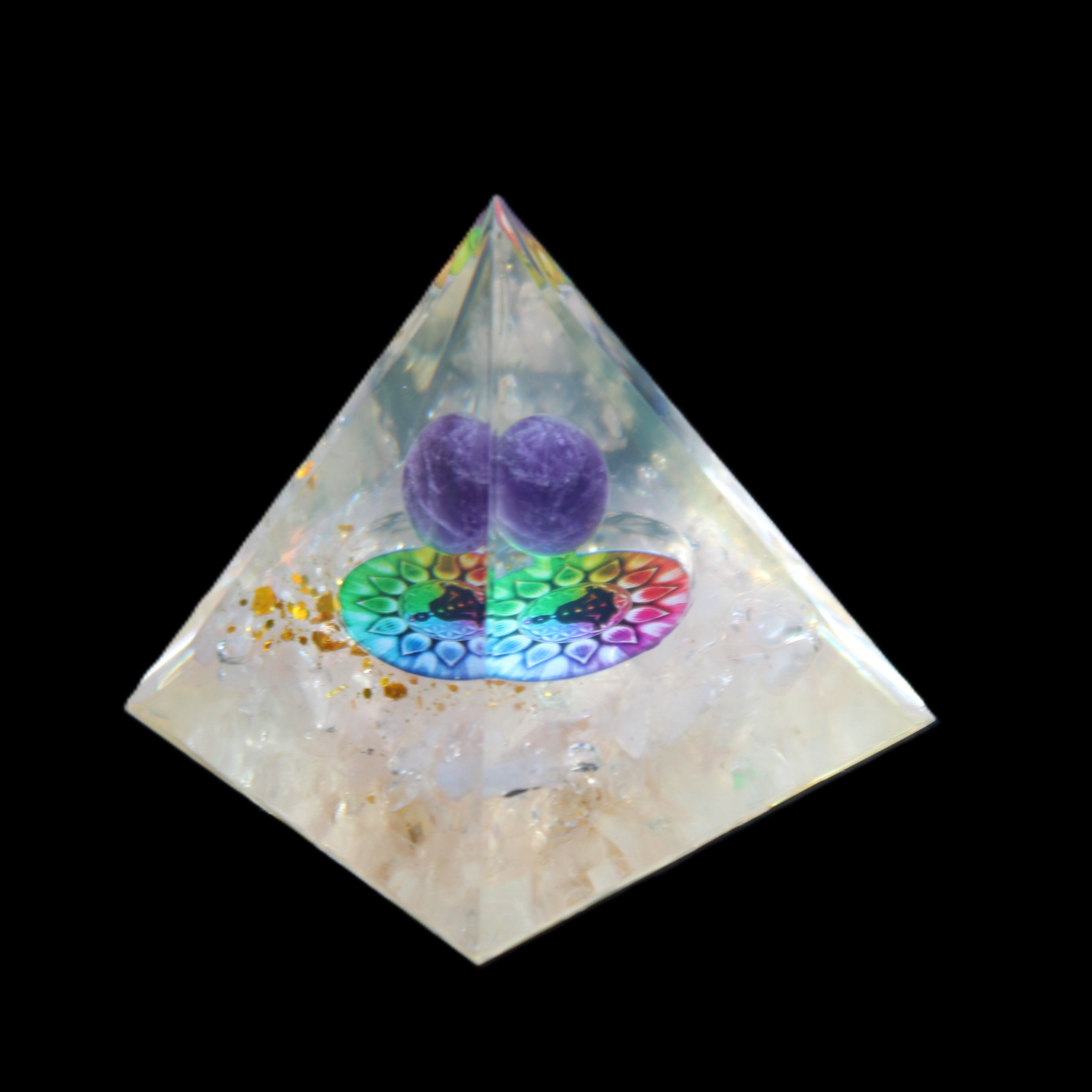 Orgone pyramid in sunlight - Rocks and Things Store