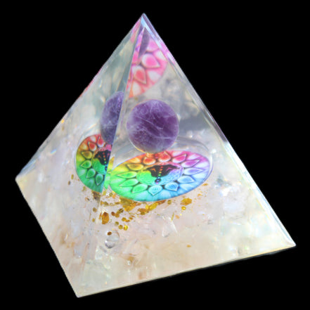 Orgone pyramid in sunlight - Rocks and Things Store