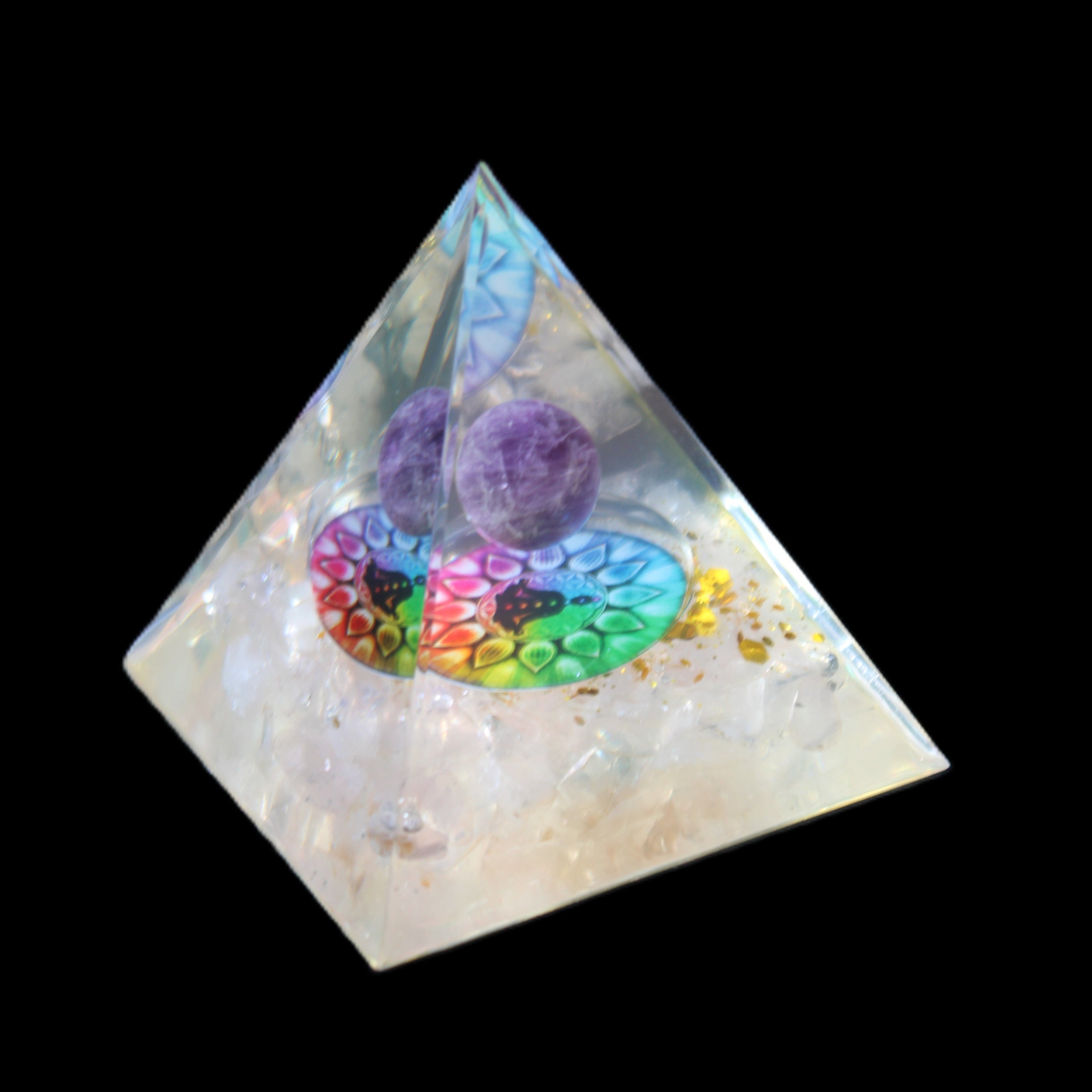 Orgone pyramid in sunlight - Rocks and Things Store