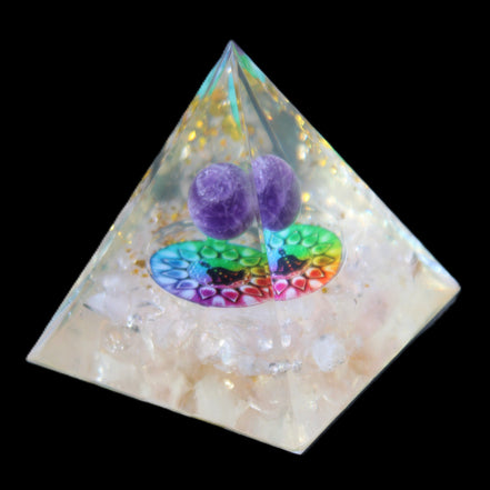 Orgone pyramid in sunlight - Rocks and Things Store