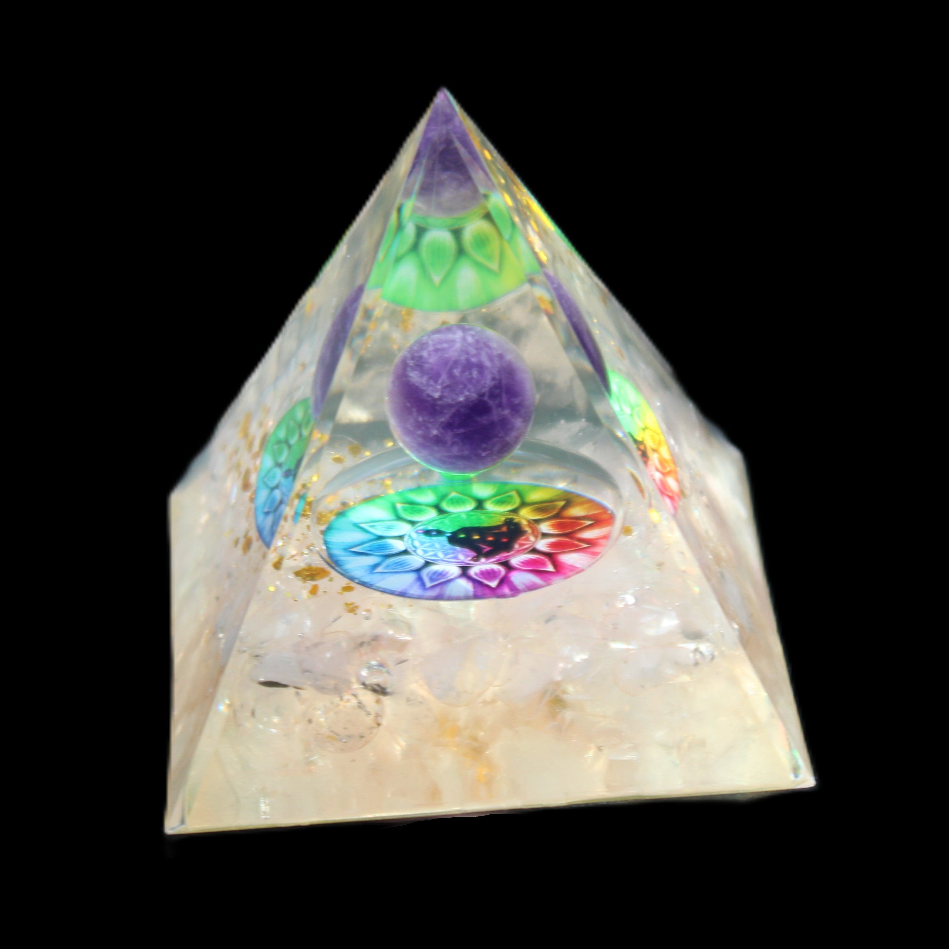 Orgone pyramid in sunlight - Rocks and Things Store