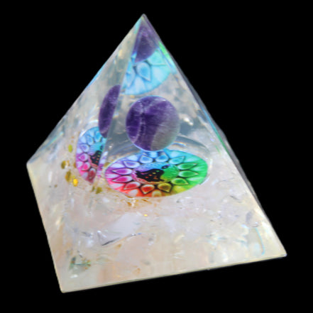 Orgone pyramid in sunlight - Rocks and Things Store