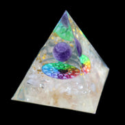 Orgone pyramid in sunlight - Rocks and Things Store