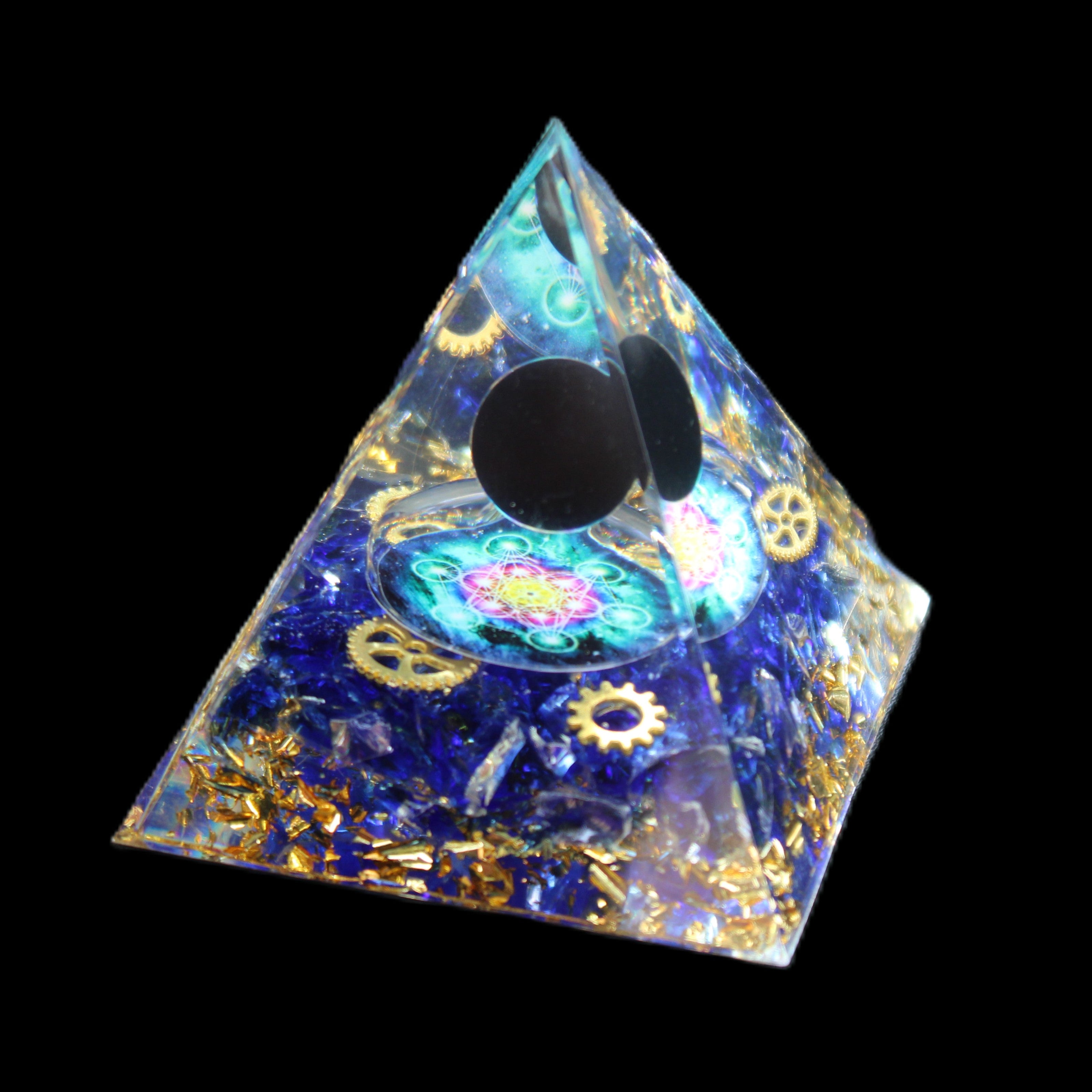 Orgone pyramid 63g in sunlight - Rocks and Things Store