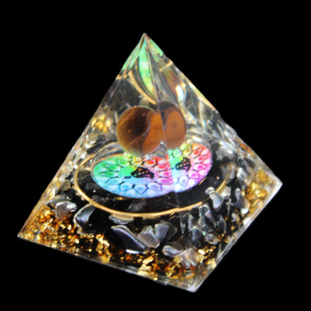 Orgone pyramid 63g in sunlight - Rocks and Things Store