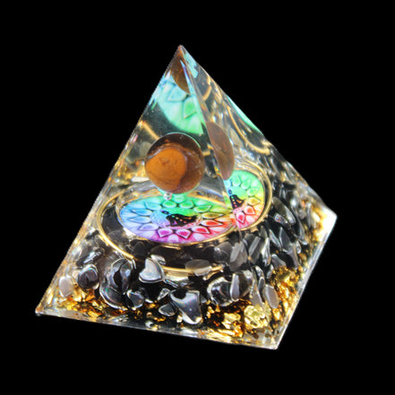 Orgone pyramid 63g in sunlight - Rocks and Things Store