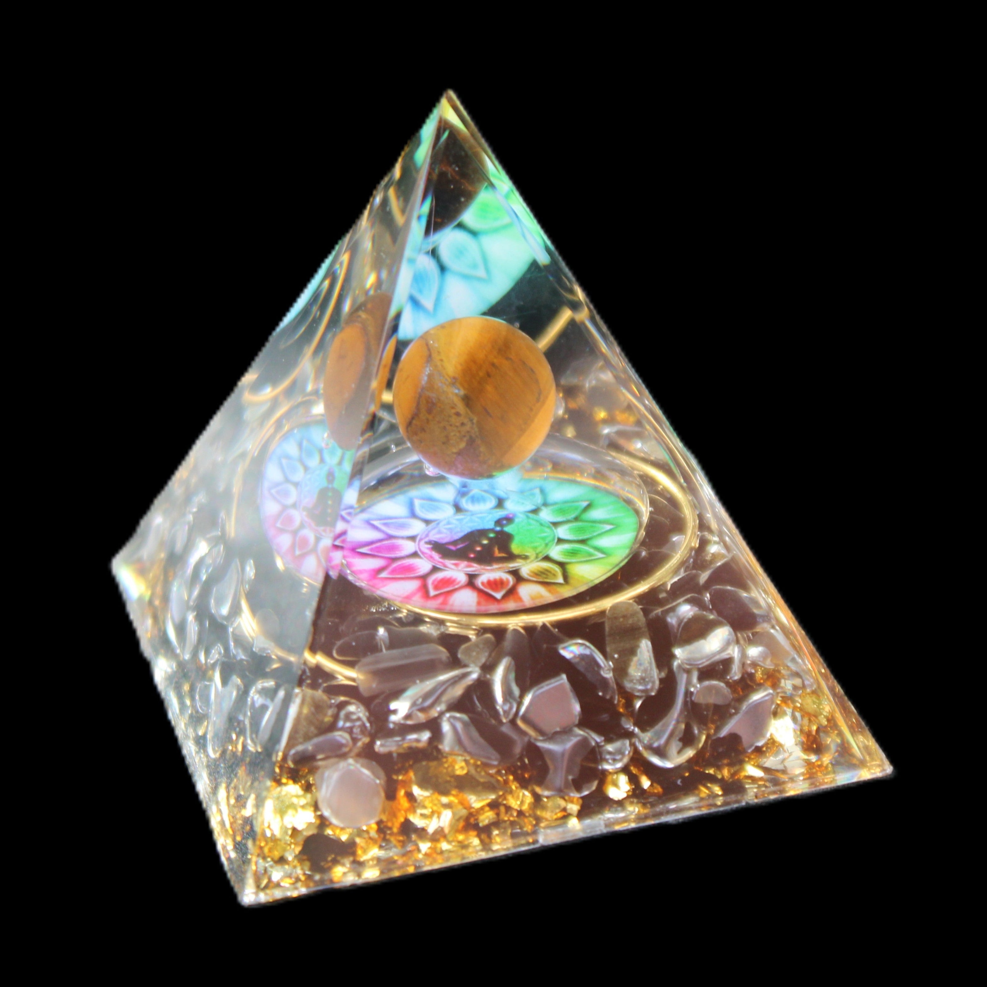 Orgone pyramid 63g in sunlight - Rocks and Things Store
