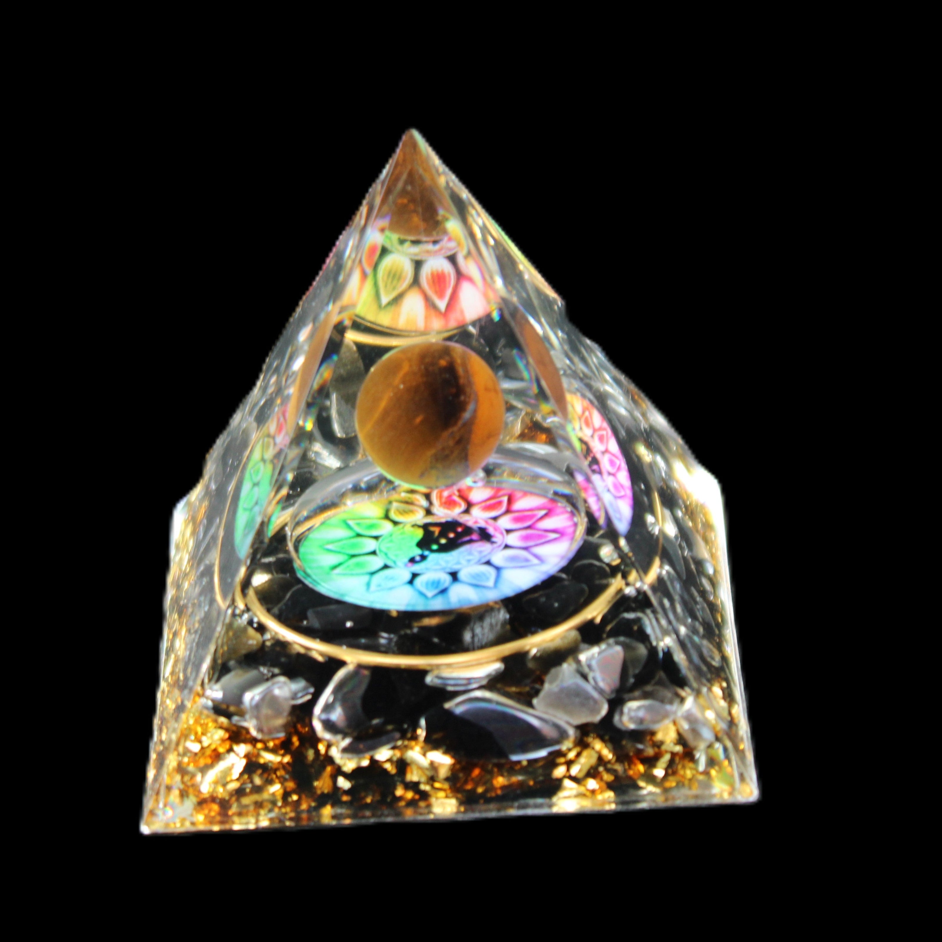 Orgone pyramid 63g in sunlight - Rocks and Things Store