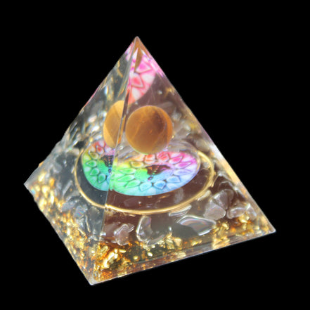 Orgone pyramid 63g in sunlight - Rocks and Things Store