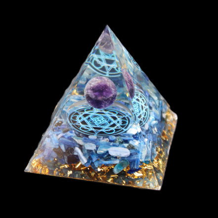 Orgone pyramid 63g in sunlight - Rocks and Things Store
